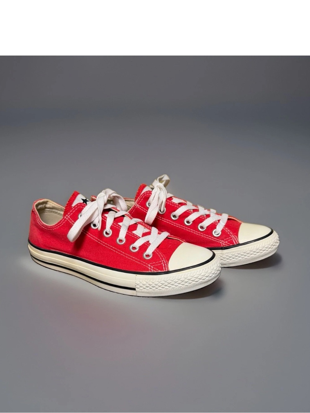 Converse  All Star Low Top Women's Red Sneakers Size 8